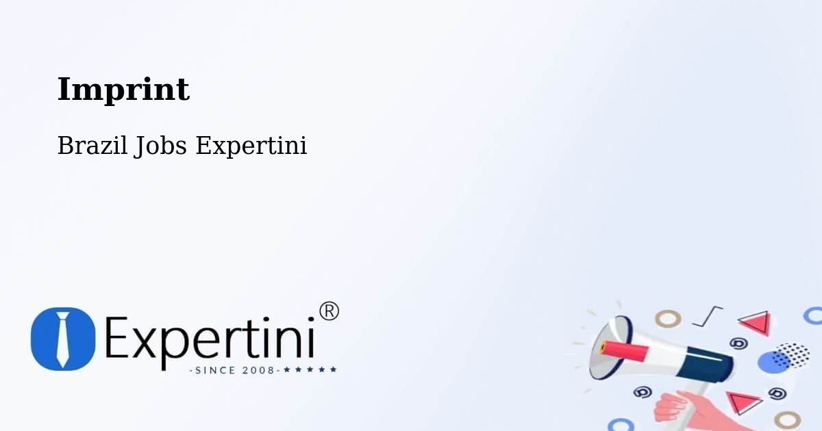 Imprint – Vespasiano - Brazil Jobs Expertini